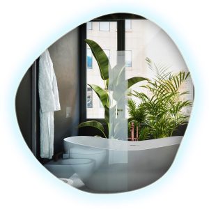 Lustro Dekoracyjne LED | 95,7 cm x 96,6 cm | Zimne światło | Wallfluent 735181 Lustro Dekoracyjne LED | 95,7 cm x 96,6 cm | Zimne światło | Wallfluent 735181