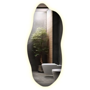Lustro Dekoracyjne LED o Niestandardowym Kształcie 35×80 cm Wallfluent 865389 Lustro Dekoracyjne LED o Niestandardowym Kształcie 35×80 cm Wallfluent 865389