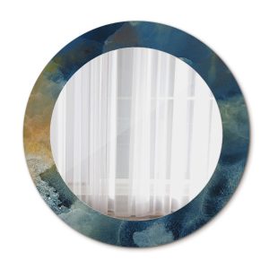 Lustro dekoracyjne Ścienne fi60 okrągłe – Marmur onyx 124845 Lustro dekoracyjne Ścienne fi60 okrągłe – Marmur onyx 124845