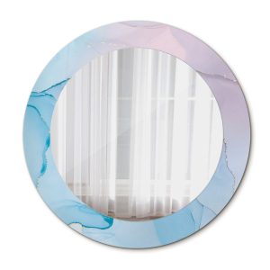 Lustro dekoracyjne Ścienne fi60 okrągłe – Marmurowy styl 124785 Lustro dekoracyjne Ścienne fi60 okrągłe – Marmurowy styl 124785