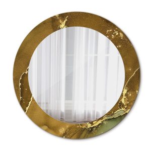 Lustro dekoracyjne Ścienne fi60 okrągłe – Metaliczne wiry 124856 Lustro dekoracyjne Ścienne fi60 okrągłe – Metaliczne wiry 124856