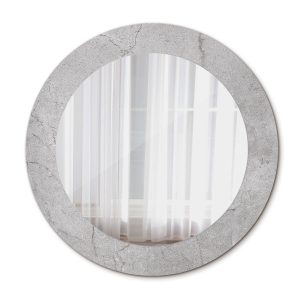 Lustro dekoracyjne Ścienne fi60 okrągłe – Szary cement 124500 Lustro dekoracyjne Ścienne fi60 okrągłe – Szary cement 124500