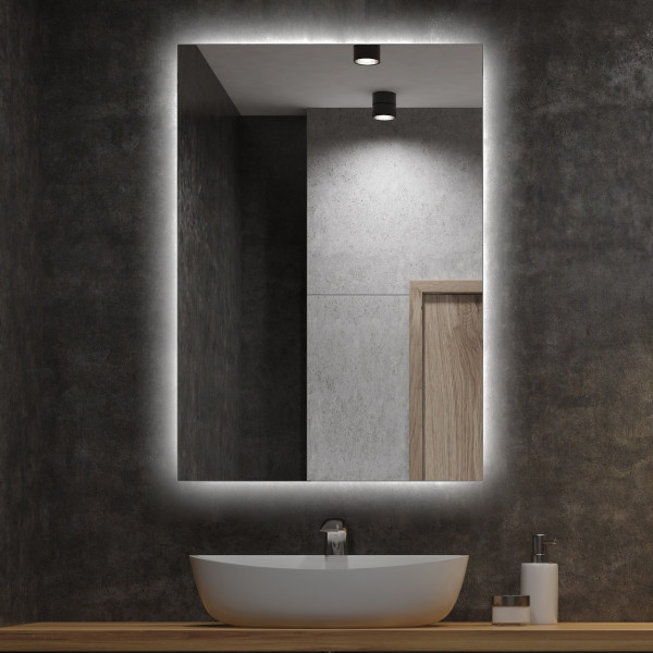 Lustro do Łazienki z Podświetleniem LED 70x50 cm 110805