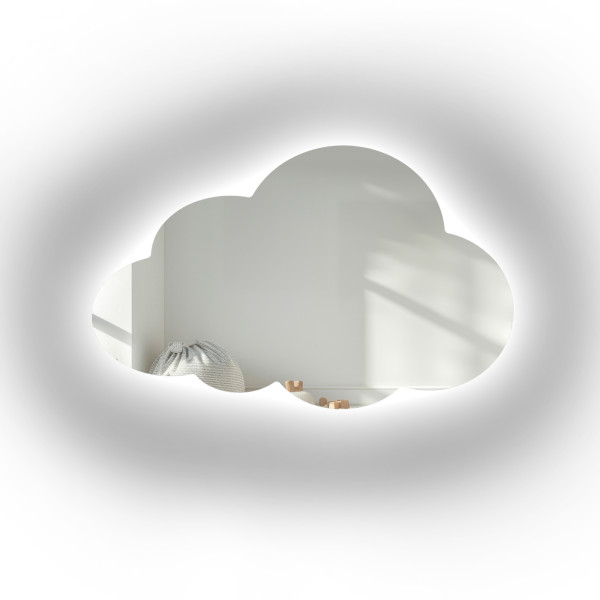 Lustro do pokoju dziecięcego chmurka z podświetleniem – CLOUD LED 820508