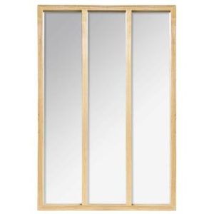 Lustro drewniane Nae 76x116cm 81667 Lustro drewniane Nae 76x116cm 81667