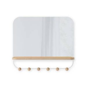 Lustro Estique białe z półką 81647 Lustro Estique białe z półką 81647