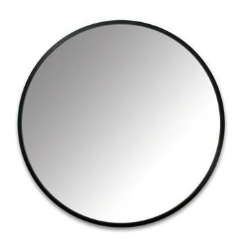 Lustro Hub 91cm czarne okrągłe 89781