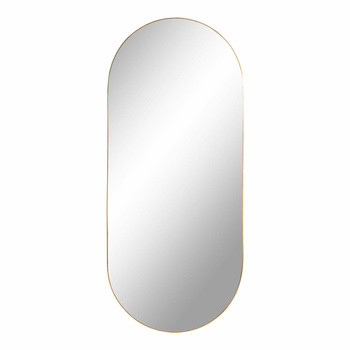 Lustro Jersey owalne złote 73920
