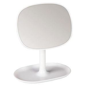 Lustro kosmetyczne Alvi 10,8×15,8 cm białe 50340 Lustro kosmetyczne Alvi 10,8×15,8 cm białe 50340