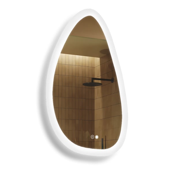 Lustro łazienkowe 64x104cm- LED Dual, włącznik, mata grzewcza 743375