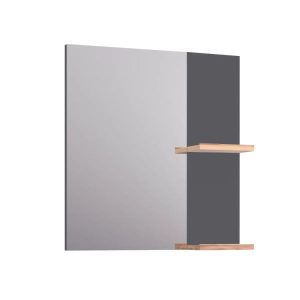 Lustro łazienkowe L-WOOD 59 cm antracyt 803242