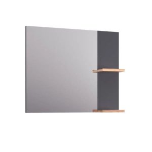 Lustro łazienkowe L-WOOD 79 cm antracyt 803243
