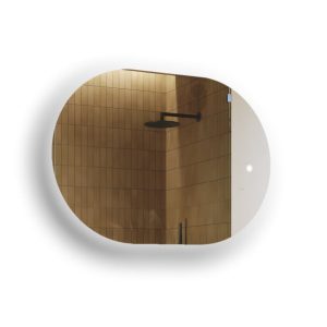 Lustro łazienkowe LED 100x70cm – owalne – LED Dual, włącznik 741986