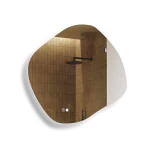 Lustro łazienkowe LED 104x94cm – owalne – LED Dual, włącznik, mata grzewcza 741962