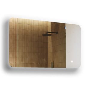 Lustro łazienkowe LED 120x70cm – zaokrąglone – LED Dual, włącznik 741973 Lustro łazienkowe LED 120x70cm – zaokrąglone – LED Dual, włącznik 741973
