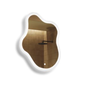 Lustro łazienkowe LED 74x94cm – nieregularne – LED Dual, włącznik 741982 Lustro łazienkowe LED 74x94cm – nieregularne – LED Dual, włącznik 741982