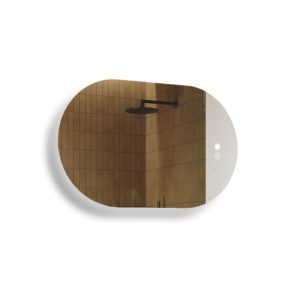 Lustro łazienkowe LED 80x50cm – owalne – LED Dual, włącznik, mata grzewcza 741974 Lustro łazienkowe LED 80x50cm – owalne – LED Dual, włącznik, mata grzewcza 741974