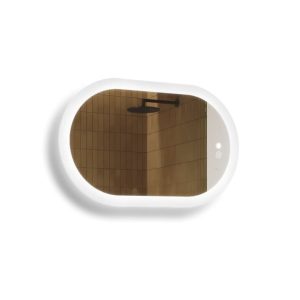 Lustro łazienkowe LED 80x50cm – owalne – LED Dual, włącznik, mata grzewcza 741939 Lustro łazienkowe LED 80x50cm – owalne – LED Dual, włącznik, mata grzewcza 741939