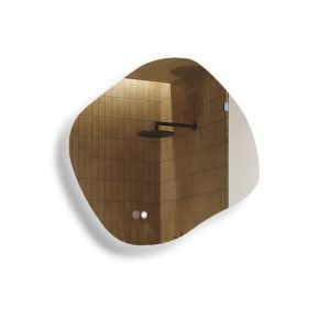 Lustro łazienkowe LED 84x74cm – romb – LED Dual, włącznik, mata grzewcza 741989 Lustro łazienkowe LED 84x74cm – romb – LED Dual, włącznik, mata grzewcza 741989