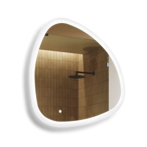 Lustro łazienkowe LED 94x94cm – nieregularne – LED Dual, włącznik 741960 Lustro łazienkowe LED 94x94cm – nieregularne – LED Dual, włącznik 741960