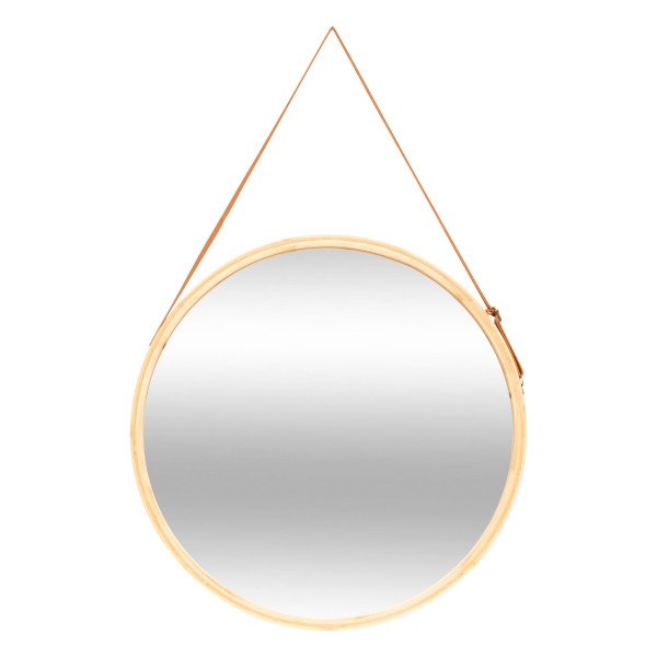 Lustro łazienkowe LOFT na pasku, Ø 50 cm 621004