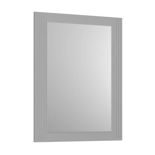 Lustro łazienkowe OXFORD 60x80 cm ciemno szare półmat w drew 822224