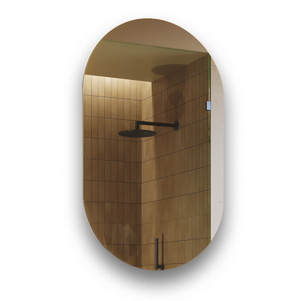 Lustro Łazienkowe Podświetlane LED 50x80 owalne z barwą neutralna 542561