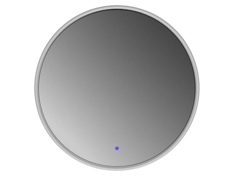 Lustro łazienkowe ścienne LED 70 cm bez piaskowania z włącznikiem białe 108705