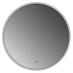 Lustro łazienkowe ścienne LED 85 cm bez piaskowania z włącznikiem białe 108708