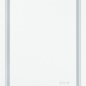 Lustro łazienkowe VERO 60x80cm srebrne z oświetleniem LED 1003205