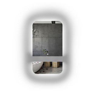 Lustro łazienkowe z podświetleniem w dwóch częściach – GAJA LED 1071448 Lustro łazienkowe z podświetleniem w dwóch częściach – GAJA LED 1071448
