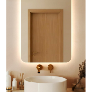 Lustro led 60×70 cm zaokrąglone rogi podświetlane ledowe + cob 480 diod/m 930272 Lustro led 60×70 cm zaokrąglone rogi podświetlane ledowe + cob 480 diod/m 930272