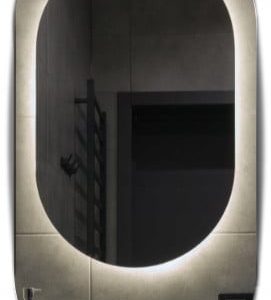Lustro led 70×120 owalne podświetlane łazienkowe ledowe premium 742248 Lustro led 70×120 owalne podświetlane łazienkowe ledowe premium 742248