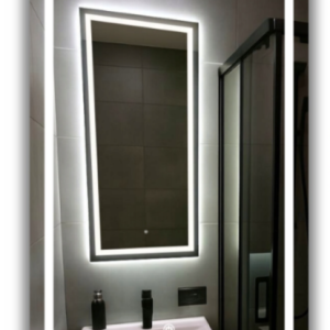 Lustro Led 80×90 Cm Cob 608 Diod/M Z Włącznikiem Dotykowym – 3 Barwy 743293 Lustro Led 80×90 Cm Cob 608 Diod/M Z Włącznikiem Dotykowym – 3 Barwy 743293