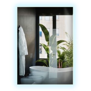 Lustro LED dekoracyjne do wnętrz zimne światło 70 x 50 cm 892394 Lustro LED dekoracyjne do wnętrz zimne światło 70 x 50 cm 892394