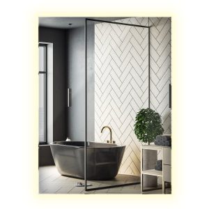 Lustro LED eleganckie designerskie z neutralnym światłem 80 x 60 cm 892400