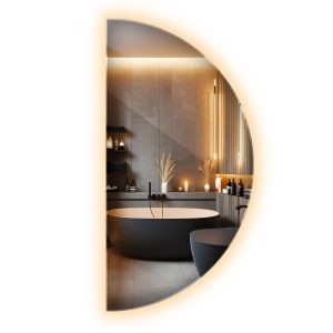 Lustro LED Podświetlane do Sypialni|Wallfluent|50 cm|Ciepłe światło 861411