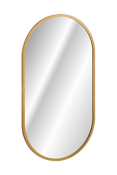 Lustro LED Złote Apollo 90x50 Owalne 121735