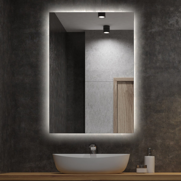 Lustro Ledowe Do Makijażu Prostokątne LED 50x50 cm 110806