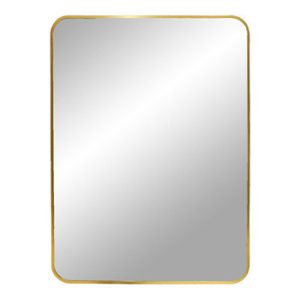 Lustro Madrid prostokąt złote 50×70 83283