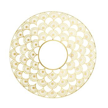 Lustro Mandala 70cm złota 81650