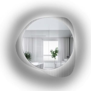 Lustro na szkle ornamentowym estriado z podświetleniem – LUXORA ELEGRA LED 818035 Lustro na szkle ornamentowym estriado z podświetleniem – LUXORA ELEGRA LED 818035
