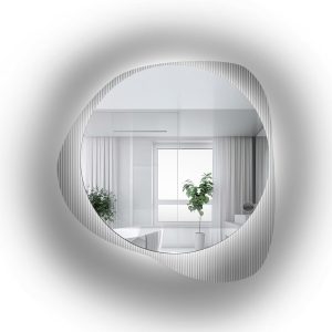 Lustro na szkle ornamentowym estriado z podświetleniem – LUXORA ELEGRA LED 818042 Lustro na szkle ornamentowym estriado z podświetleniem – LUXORA ELEGRA LED 818042