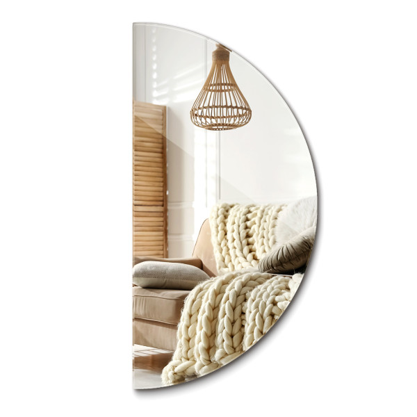 Lustro Nieregularne do Salonu Sypialni | 25x50cm | Wallfluent 861409