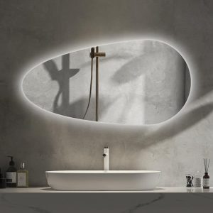 Lustro Nieregularne Lampy Led Do Makijażu Make-up 40×80 cm 117450 Lustro Nieregularne Lampy Led Do Makijażu Make-up 40×80 cm 117450