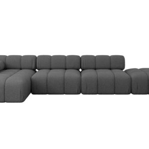 Narożnik lewostronny modułowy LIZUR-L2 380x160x70 cm Szary 683270 Narożnik lewostronny modułowy LIZUR-L2 380x160x70 cm Szary 683270