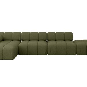 Narożnik lewostronny modułowy LIZUR-L2 380x160x70 cm Zielony 683332 Narożnik lewostronny modułowy LIZUR-L2 380x160x70 cm Zielony 683332