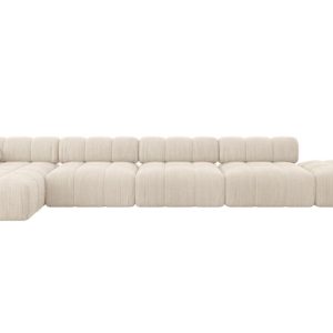 Narożnik lewostronny modułowy LIZUR-L3 475x160x70 cm Beżowy 682227 Narożnik lewostronny modułowy LIZUR-L3 475x160x70 cm Beżowy 682227