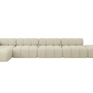 Narożnik lewostronny modułowy LIZUR-L3 475x160x70 cm Beżowy 682291 Narożnik lewostronny modułowy LIZUR-L3 475x160x70 cm Beżowy 682291