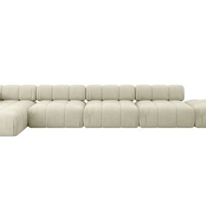 Narożnik lewostronny modułowy LIZUR-L3 475x160x70 cm Beżowy 682214 Narożnik lewostronny modułowy LIZUR-L3 475x160x70 cm Beżowy 682214